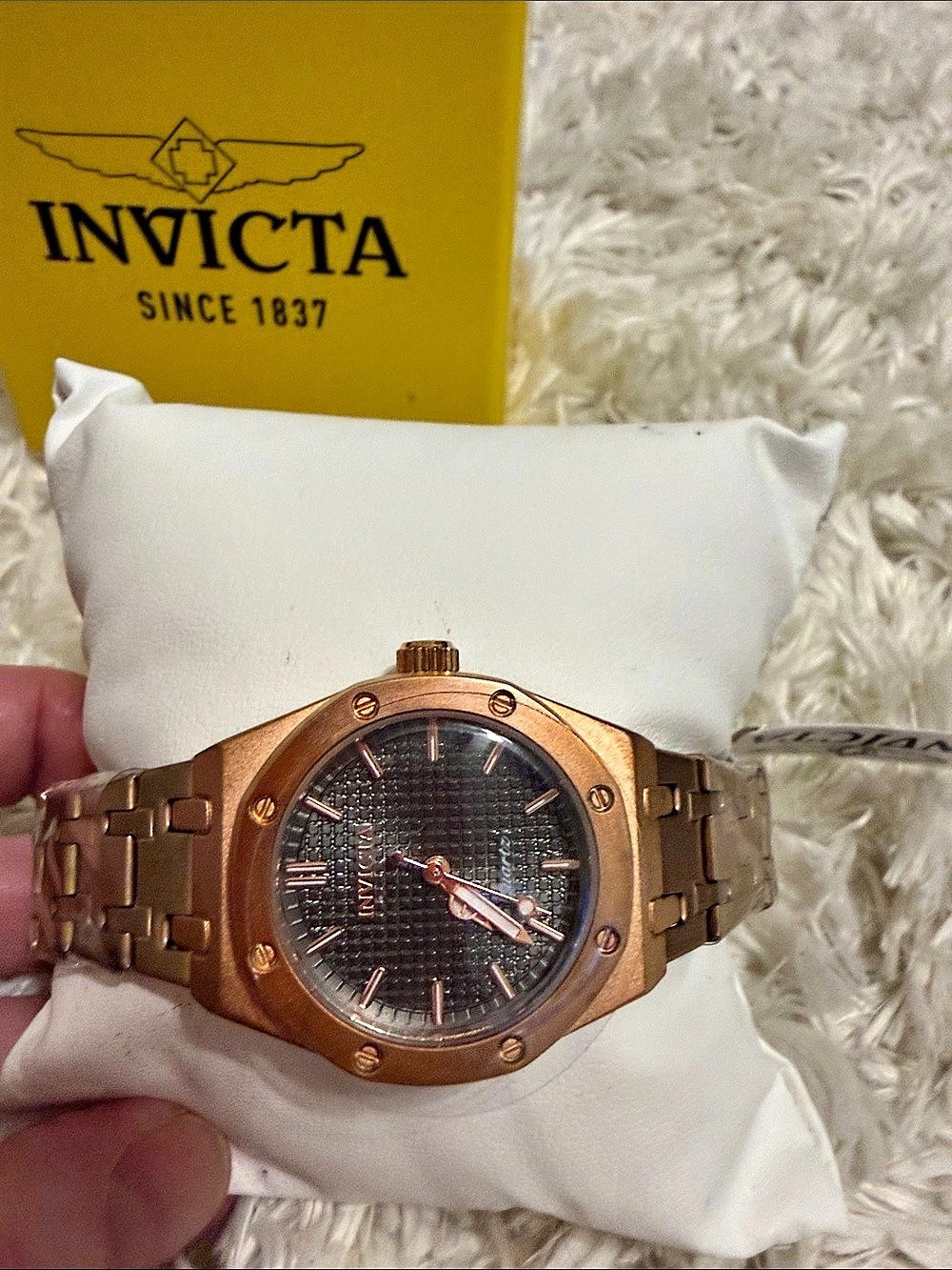 Invicta Wildflower Quartz Rose Gold-Tone Watch